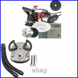 Planetary THREE HEAD Polisher 87 Diamond PAD STONE GRANITE MARBLE CONCRETE FLOOR