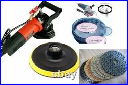 Power tools 7 Diamond pads stone granite concrete floor grinding wet polisher