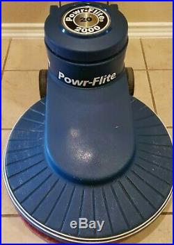 Powr-Flite 20 2000 RPM High Speed Floor Buffer With Pad Excellent Working Cond