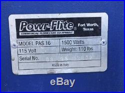 Powr-Flite Predator 16 Floor Machine with extra pads CLEANER AND POLISHER