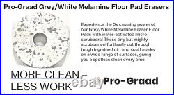 Pro-Graad Grey/White Melamine Eraser Floor Pad