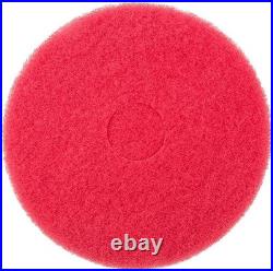 Professional 20-Inch Red Floor Pads 5 Pack, Wet/Dry Buffing, Excellent Value