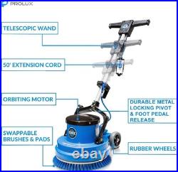 Prolux Core Heavy Duty 15 inch Floor Buffer Scrubber and Polisher Cleaning Ma