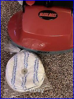 Pullman Holt Gloss Boss Mini Floor Scrubber & Buffer Tested Comes With Pads