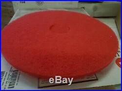 Red Buffer Floor Pads 5100 Low-Speed 19-inch 5/Carton, LOT OF 5 CASES, 60 PADS
