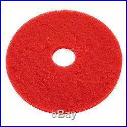 Red Floor Pads 16 Floor Buffer / Polisher Cleaning Pads 1 Thick 5 Pack