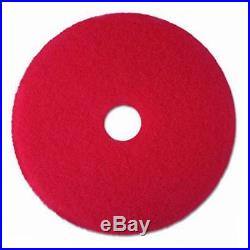Red buffer pad 5100, 19 floor buffer, machine use (case of 5)
