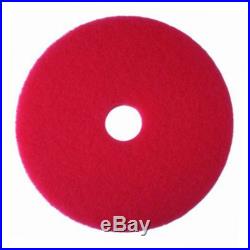 Red buffer pad 5100, 21 floor buffer, machine use (case of 5)