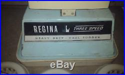 Regina 3 Speed 2 Pad Floor Polisher Buffer Scrubber Cleaner + 8 Pads