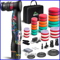 S5 Cordless Mini Car Polisher Buffer Sander Rotary & Dual Action Small Polishi