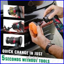 S5 Cordless Mini Car Polisher Buffer Sander Rotary & Dual Action Small Polishi