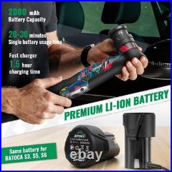 S5 Cordless Mini Car Polisher Buffer Sander Rotary & Dual Action Small Polishi