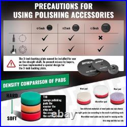 S5 Cordless Mini Car Polisher Buffer Sander Rotary & Dual Action Small Polishi