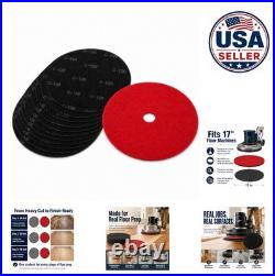 Sanding Screen Discs 17 Inch 120 Grit 10 Pack Silicon Carbide Floor Buffer Mesh