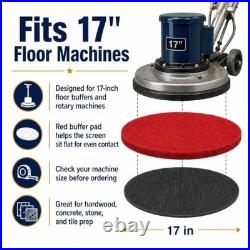 Sanding Screen Discs 17 Inch 120 Grit 10 Pack Silicon Carbide Floor Buffer Mesh