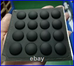 Self Adhesive Rubber Feet Bumper Non Slip Door Furniture Buffer Pad Black Round