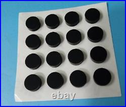 Self Adhesive Rubber Feet Bumper Non Slip Door Furniture Buffer Pad Black Round