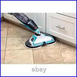Spinwave Hard Floor Mop Power Clean Polisher On Demand Spray Rotating Pads New Spinwave Hard Floor Mop Power Clean Polisher On Demand Spray Rotating Pads New