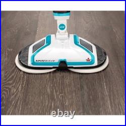 Spinwave Hard Floor Mop Power Clean Polisher On Demand Spray Rotating Pads New Spinwave Hard Floor Mop Power Clean Polisher On Demand Spray Rotating Pads New