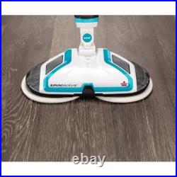 Spinwave Hard Floor Mop Power Clean Polisher On Demand Spray Rotating Pads New Spinwave Hard Floor Mop Power Clean Polisher On Demand Spray Rotating Pads New