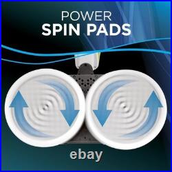 Spinwave Hard Floor Mop Power Clean Polisher On Demand Spray Rotating Pads New Spinwave Hard Floor Mop Power Clean Polisher On Demand Spray Rotating Pads New