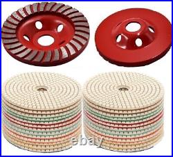 Stone concrete floor polish machine pad buffer 48+5 aggressive grinding cup disc Stone concrete floor polish machine pad buffer 48+5 aggressive grinding cup disc