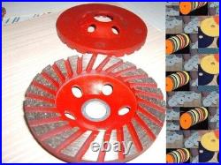 Stone concrete floor polish machine pad buffer 48+5 aggressive grinding cup disc Stone concrete floor polish machine pad buffer 48+5 aggressive grinding cup disc
