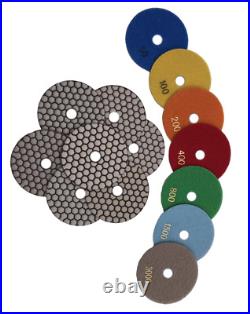 Stone countertop floor 74 polishing grinding pad disc dry wet polisher grinder