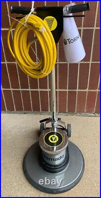 TORNADO 97595 FLOOR SCRUBBER, 20, 1-1/2 HP, WithPAD DRIVER, 115V AC, 21YG51, NEW