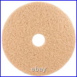 Tan Floor Pads 17 Floor Buffer / Polisher Buffing Pads 1 Thick 5 Pack