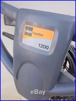 Taski Ergodisc 1200 Type 50 SHSC Electric Floor Buffer and mixed Pads