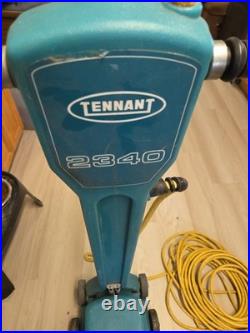 Tennant 2340 Walk Behind Floor Scrubber Corded Burnisher Buffer With Extra Pads