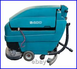 Tennant 5400 Walk Behind Floor Scrubber w Charger, Pads and 4 Batteries