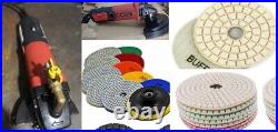 Terrazzo concrete polisher 35 diamond polishing pad granite stone concrete floor