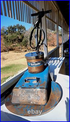 Tornado Walk-Behind Floor Buffer Polisher, Disc Pad, Circuit Breaker Vintage