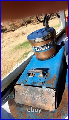 Tornado Walk-Behind Floor Buffer Polisher, Disc Pad, Circuit Breaker Vintage