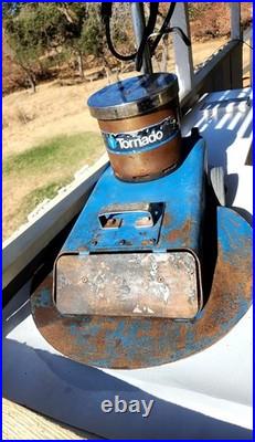 Tornado Walk-Behind Floor Buffer Polisher, Disc Pad, Circuit Breaker Vintage