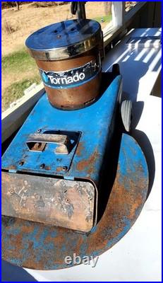 Tornado Walk-Behind Floor Buffer Polisher, Disc Pad, Circuit Breaker Vintage