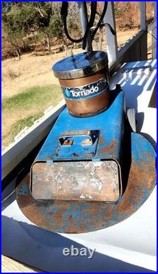 Tornado Walk-Behind Floor Buffer Polisher, Disc Pad, Circuit Breaker Vintage