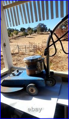 Tornado Walk-Behind Floor Buffer Polisher, Disc Pad, Circuit Breaker Vintage