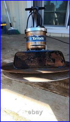Tornado Walk-Behind Floor Buffer Polisher, Disc Pad, Circuit Breaker Vintage