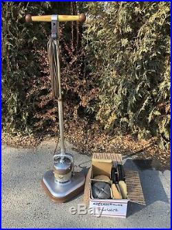 VINTAGE 1956 ELECTROLUX BX5 Floor Polisher Pads Brushes Stainless Steel Working