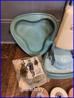 VTG ELECTROLUX B-8 Floor & Carpet Shampoo Polisher Buffer Lot + Pads & Brushes