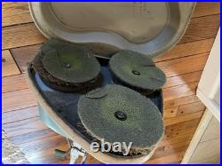 VTG ELECTROLUX B-8 Floor & Carpet Shampoo Polisher Buffer Lot + Pads & Brushes