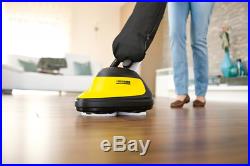 Vacuum Scrubber Brush Machine Pad Floor Polisher Electric Board Concrete Cleaner