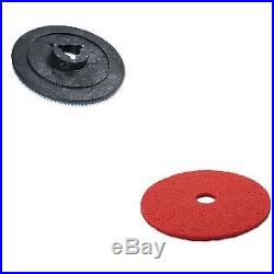 Value Kit 3m Buffer Floor Pad 5100 (MMM08395) and Boardwalk Plastic Pad Holder