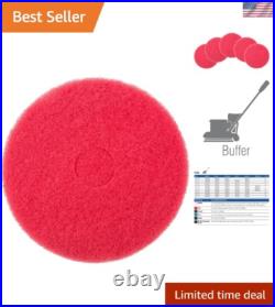Versatile 17 Red Floor Maintenance Pads Ideal for Various Surfaces, 5-Pack Versatile 17 Red Floor Maintenance Pads Ideal for Various Surfaces, 5-Pack