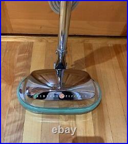 Vintage 1950's CHROME GE Floor Buffer Polisher General Electric with Pads Rare