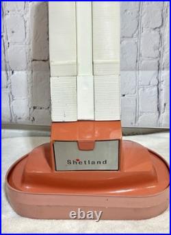 Vintage 1960's Pink SHETLAND Floor Polisher Scrubber Rug Cleaner With4 Pads NICE