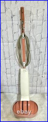 Vintage 1960's Pink SHETLAND Floor Polisher Scrubber Rug Cleaner With4 Pads NICE